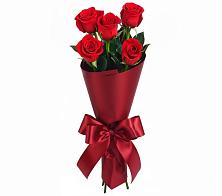 Букет 5 Красных роз Эдлесс Лав в Хохле