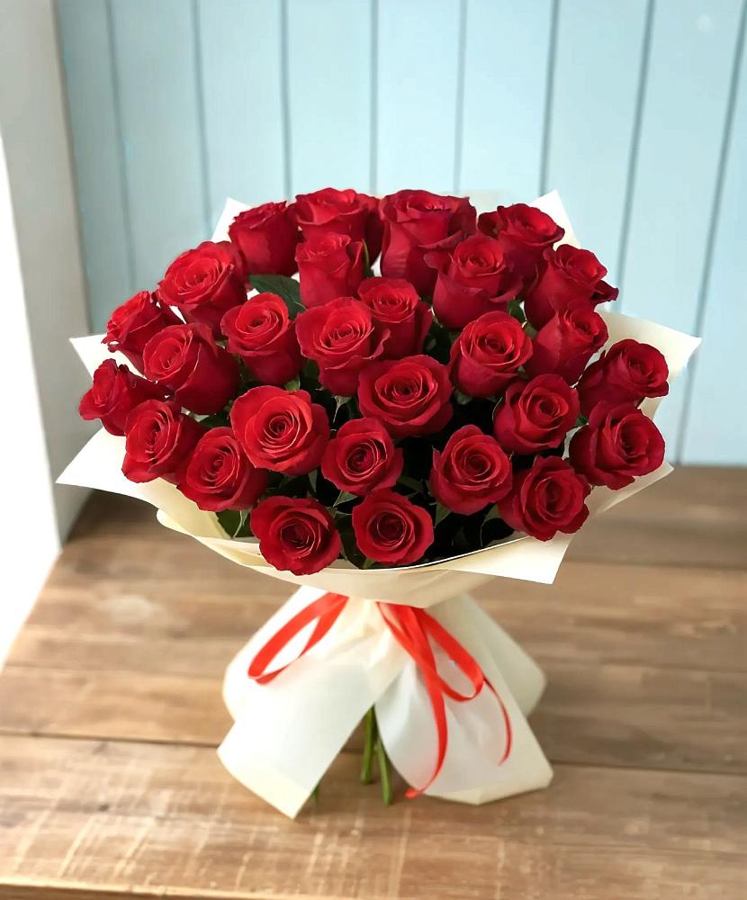 Букет 29 Красных роз в Хохле