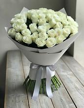 Букет 35 Белых роз #REPLACE_PRED# Хохле