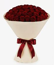 Букет 101 Бордовая роза Блэк Бакарра #REPLACE_PRED# Хохле