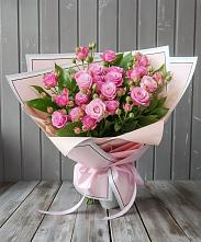 Букет Розовый кустик #REPLACE_PRED# Хохле