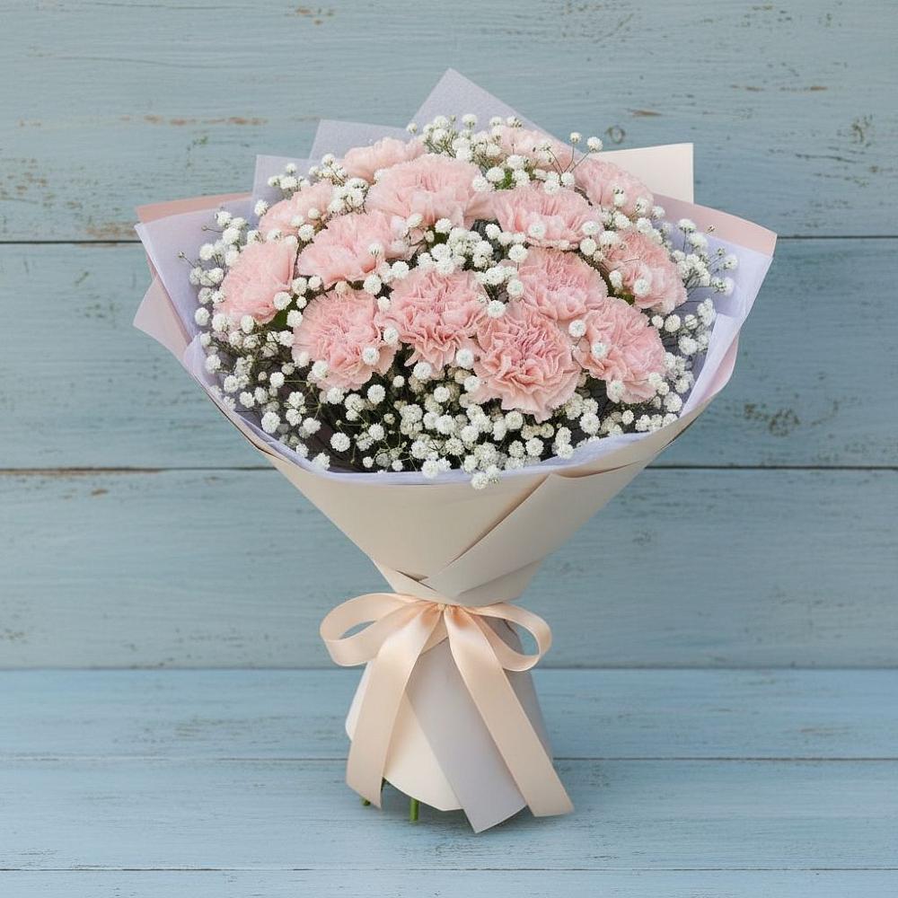 Букет цветов из: Гвоздики в Хохле