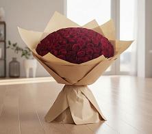 Букет 101 Красная роза #REPLACE_PRED# Хохле