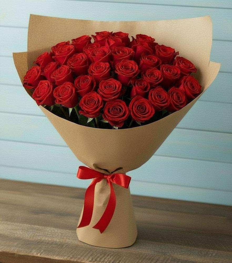 Букет Красные розы Милано в Хохле