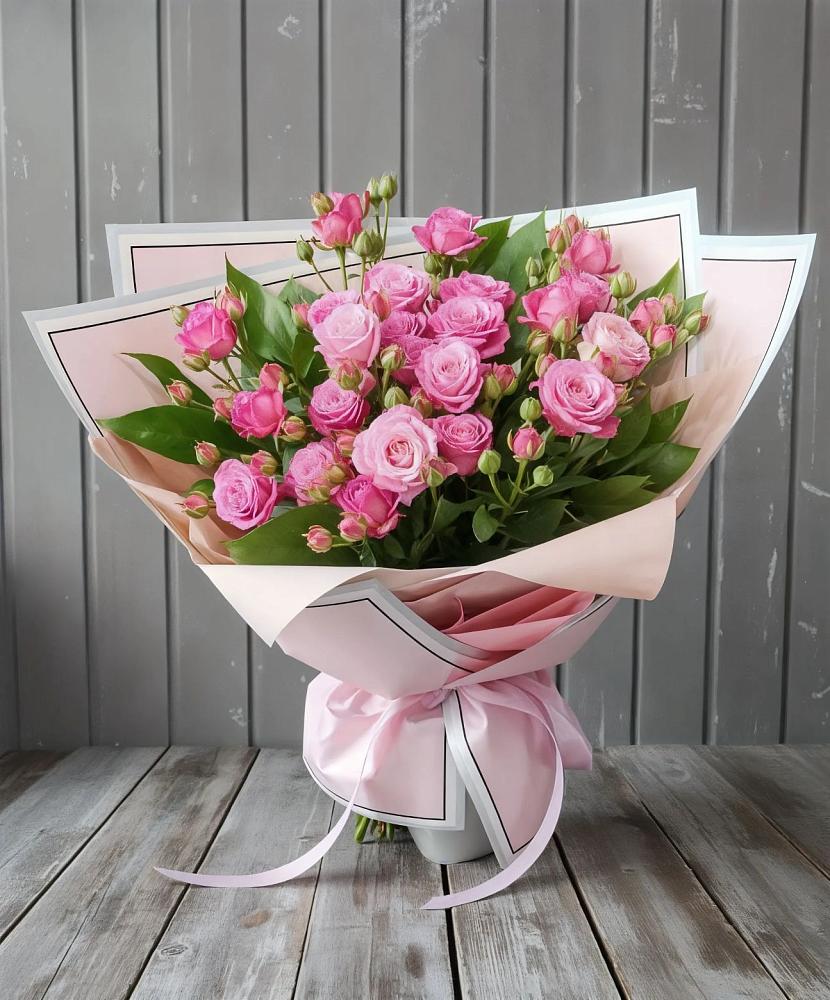 Букет Розовый кустик в Хохле