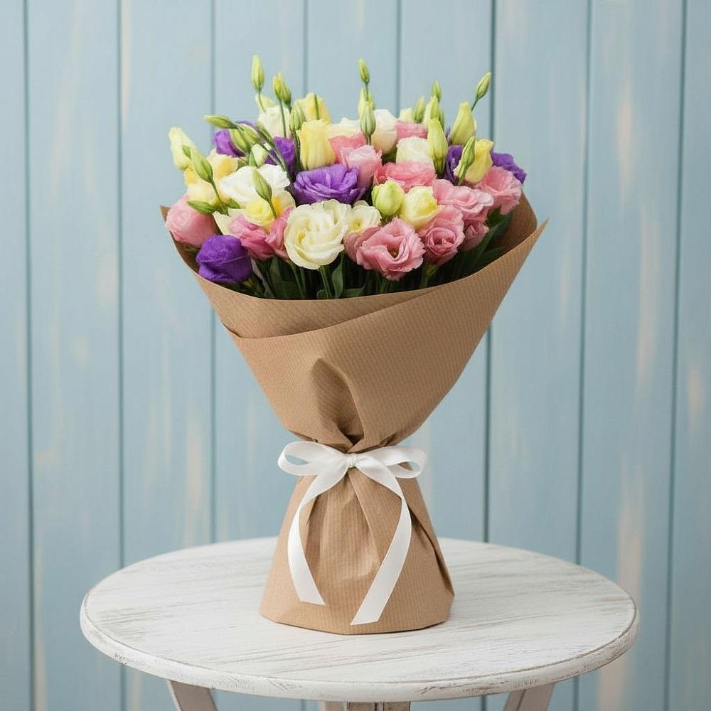 Букет цветов из: Лизиантусы в Хохле