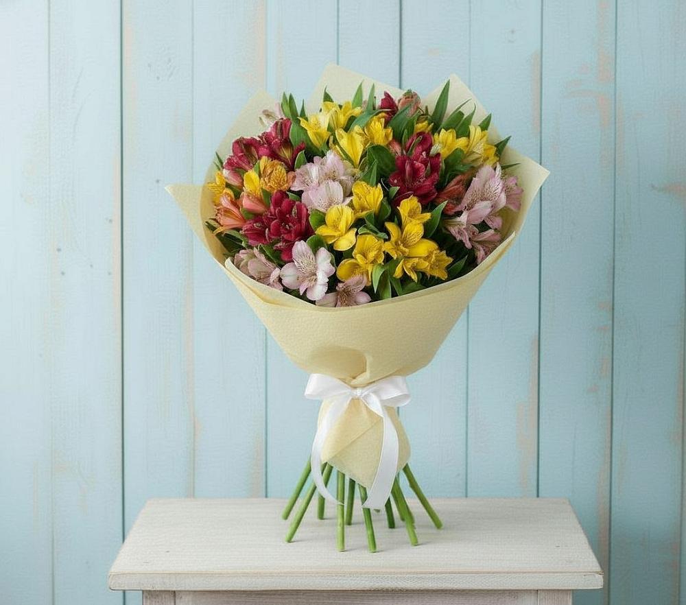 Букет цветов из: Альстромерии в Хохле