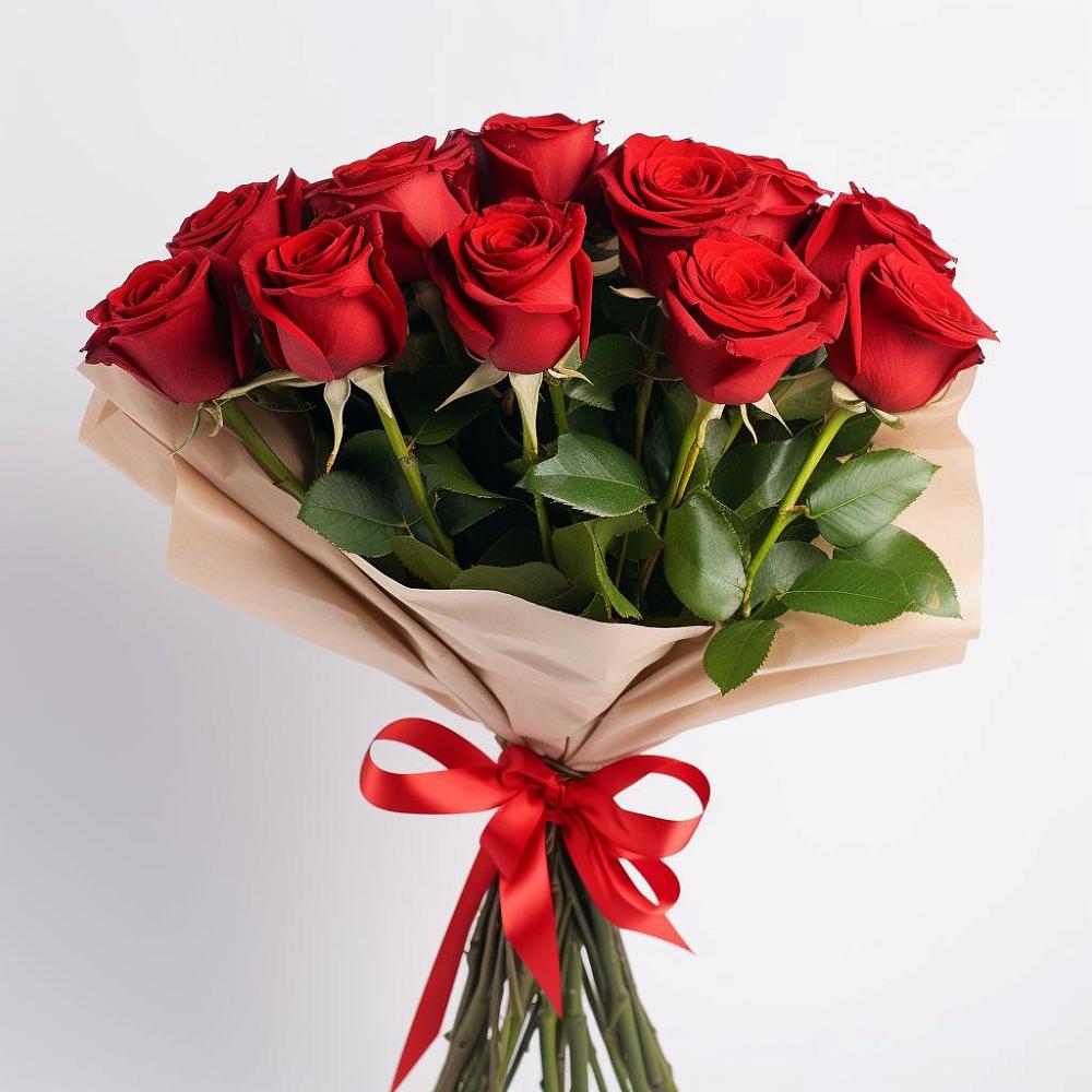 Букет 11 Красных роз Эдлесс Лав в Хохле