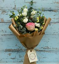 Букет цветов из:  Розы и Лизиантусы #REPLACE_PRED# Хохле