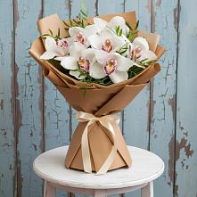 Букет цветов из:  Орхидеи и Розы в Хохле