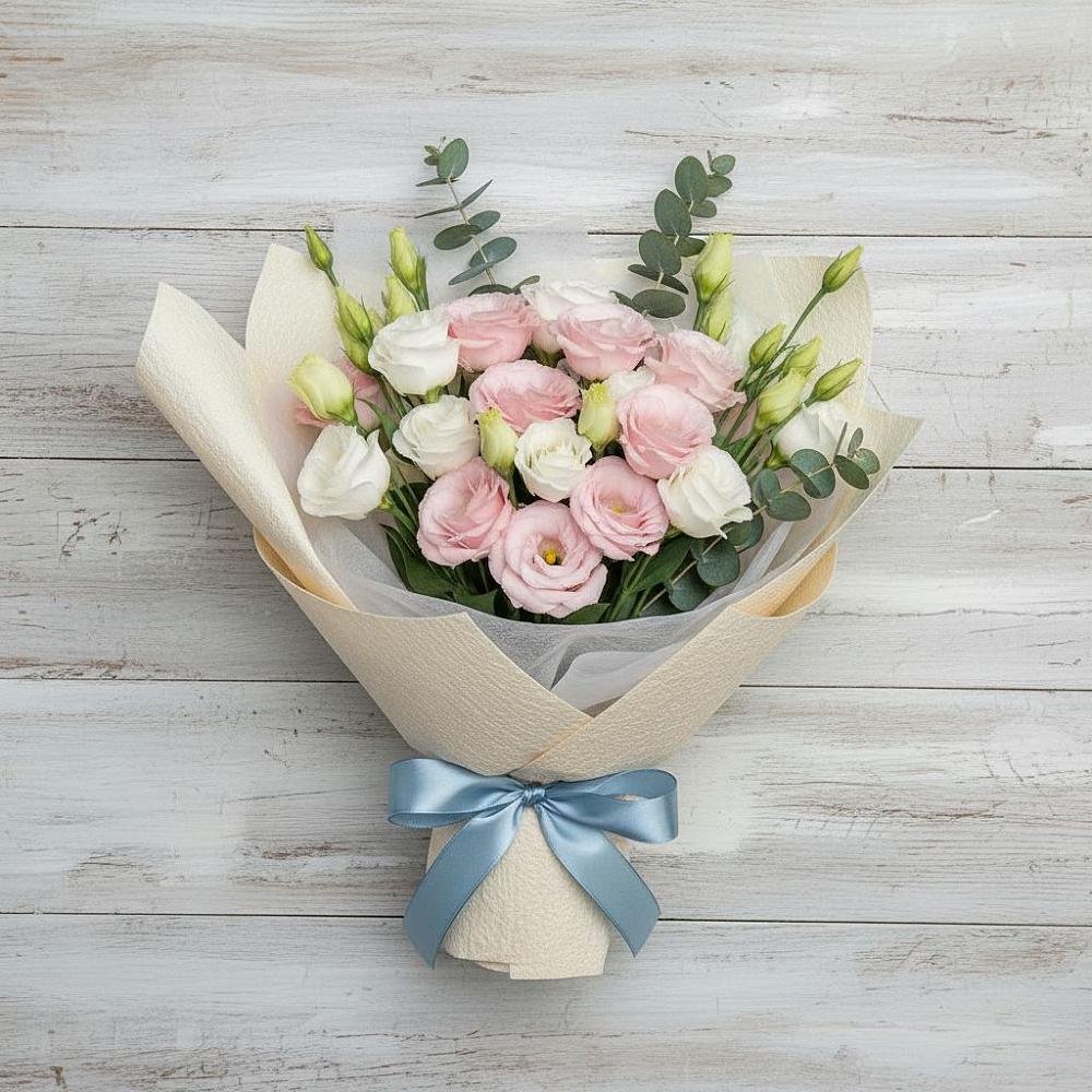 Букет цветов из: Лизиантусы в Хохле